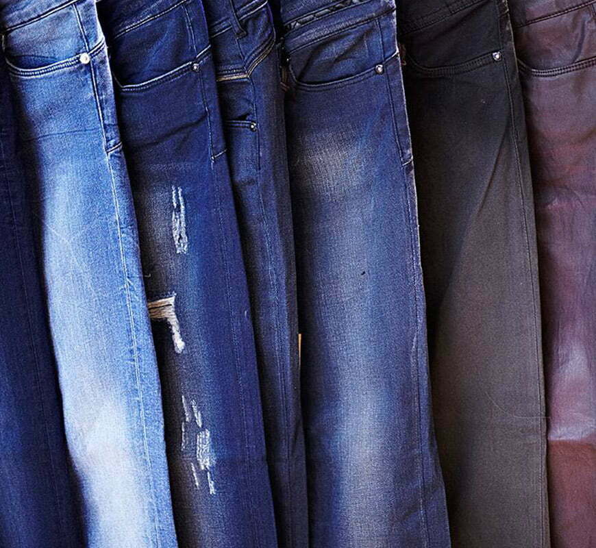 differents coloris de jean par kaporal